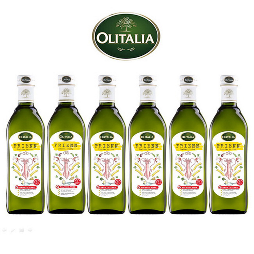 Olitalia奧利塔高溫專用葵花油禮盒組 750mlx6瓶 真享購ttvshopping